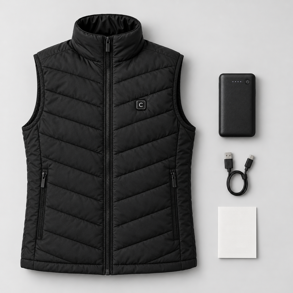 Gilet chauffant Chaleo Nord – Batterie incluse