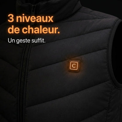 Gilet chauffant Chaleo Nord – Batterie incluse